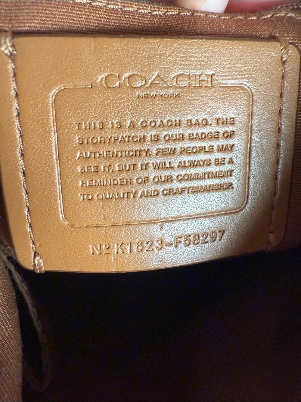 Coach F58297 Signature File Crossbody Bag